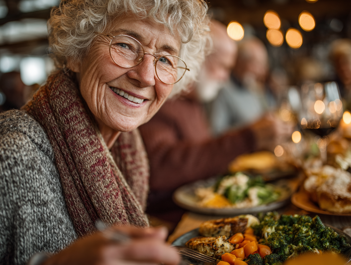 Старші люди готують здорову їжу разом на кулінарному майстер-класі